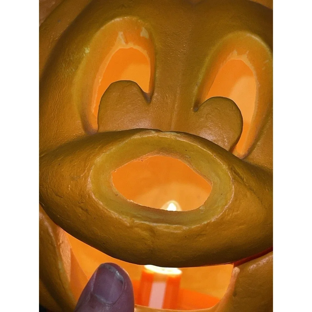 Vintage Halloween Foam Mold Trendmasters Mickey Mouse Jack O Lantern